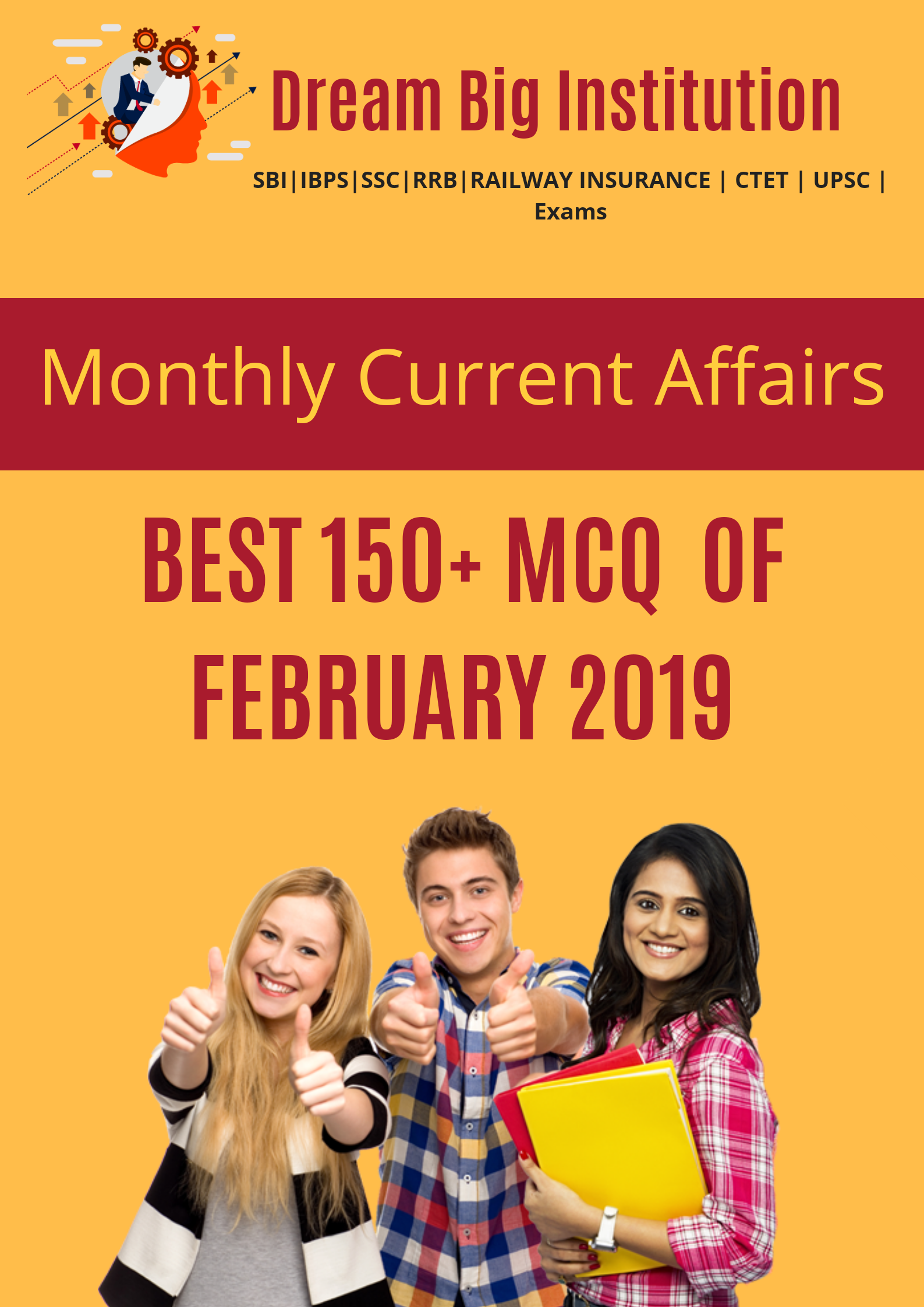 Monthly Current Affairs MCQs of February 2019
