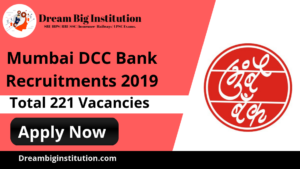 Mumbai DCC Bank Recruitments2019