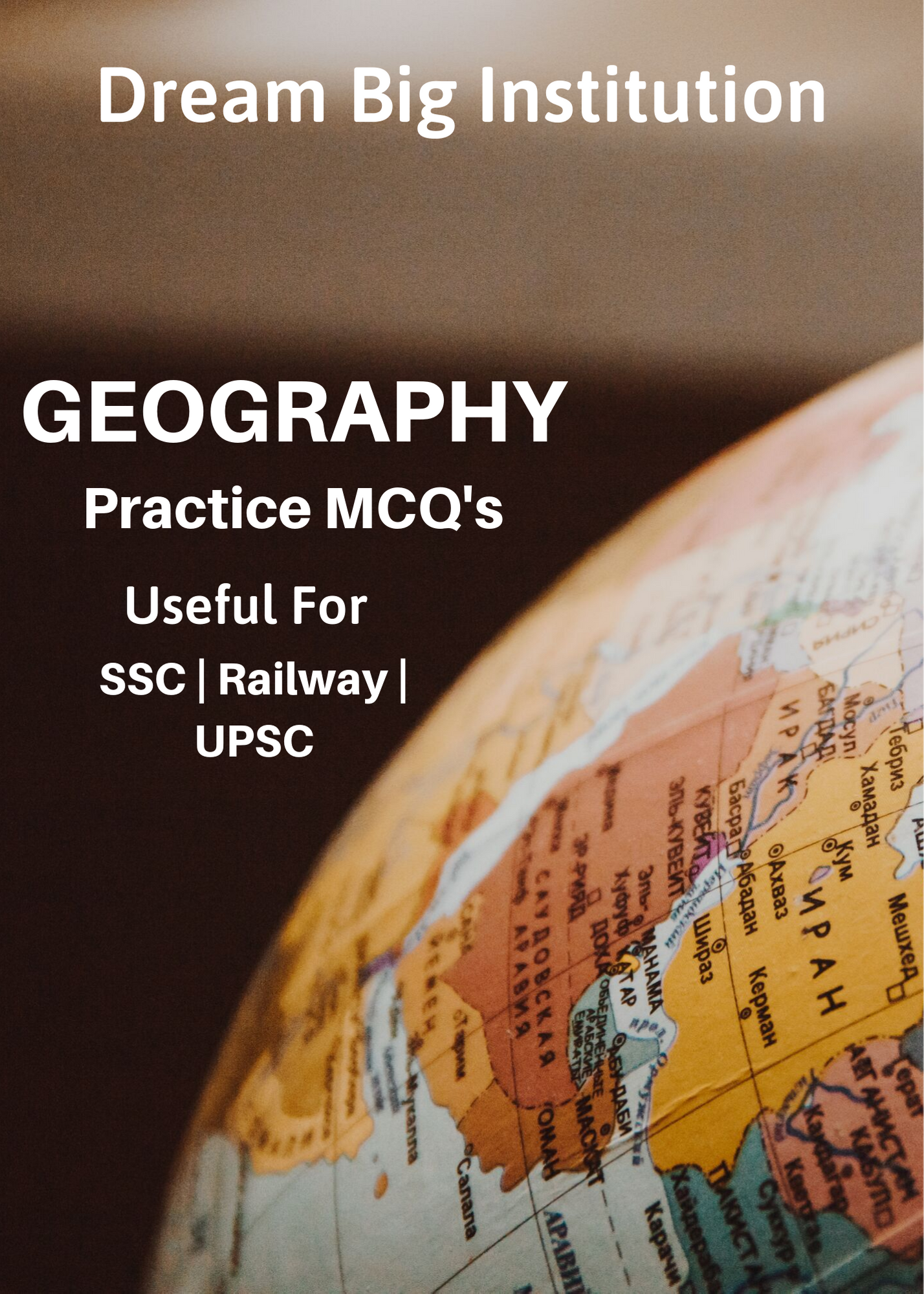 Indian Geography MCQ for UPSC SSC Railway Exams