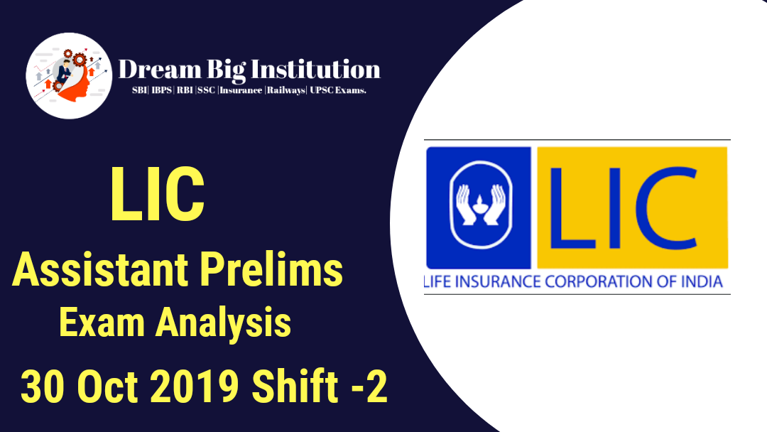 LIC Assistant Prelims 2019 – Exam Analysis 