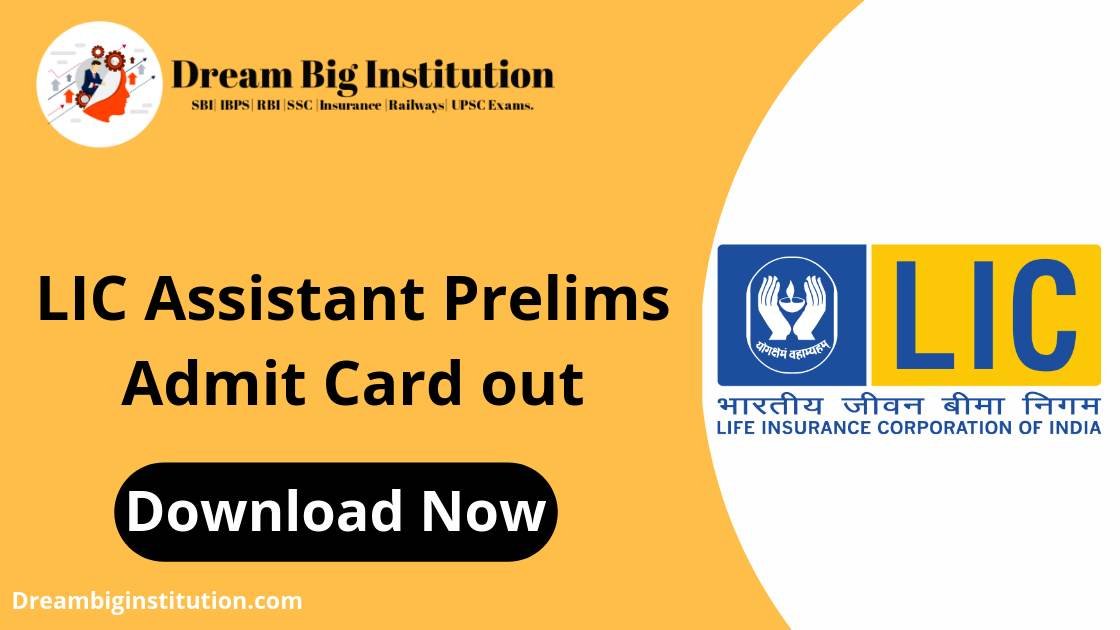 LIC Assistant Prelims 2019 Admit Card 