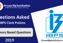 Set of Questions Asked in IBPS Clerk Prelims 2019 | Memory Based Questions Set of Questions Asked in IBPS Clerk Prelims 2019 | Memory Based Questions
