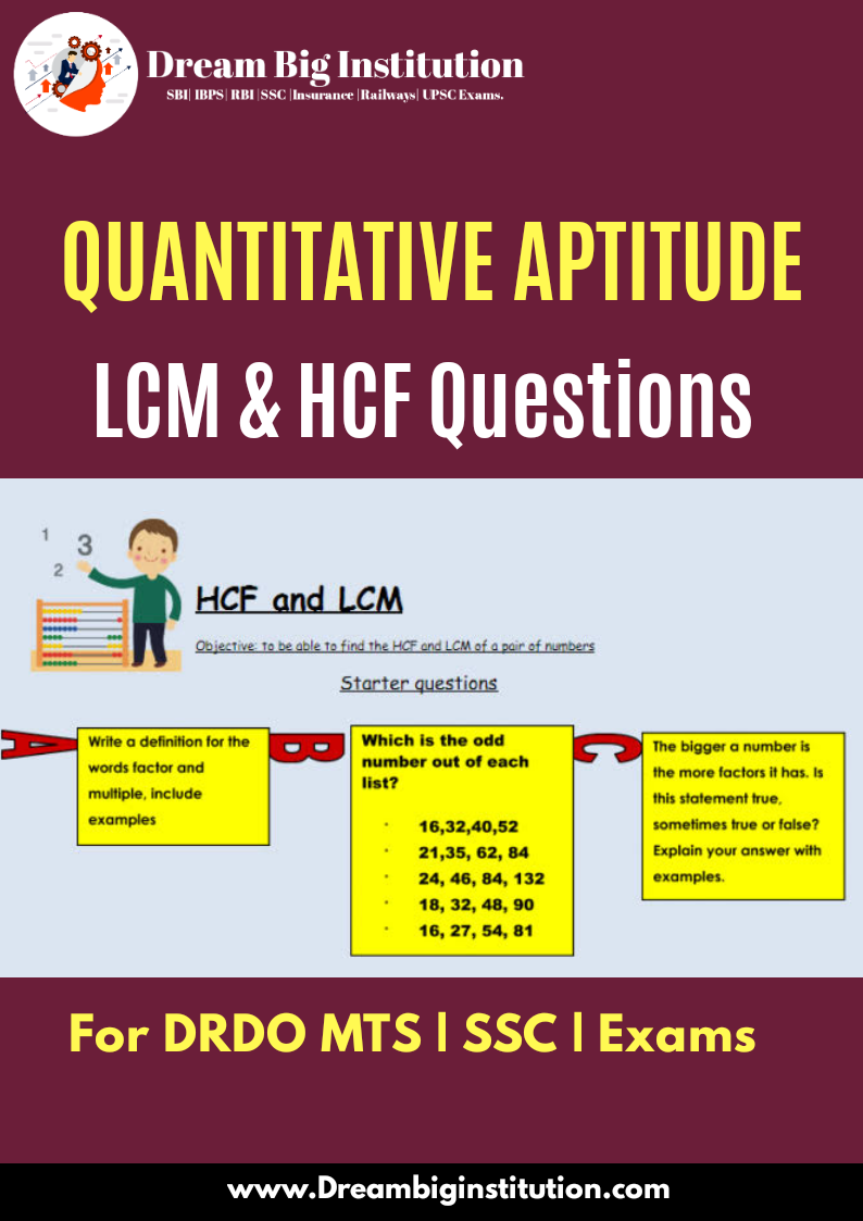 Best LCM and HCF Questions 