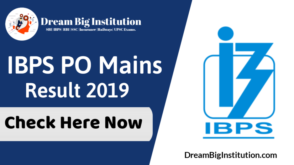 IBPS PO Mains Result 2019