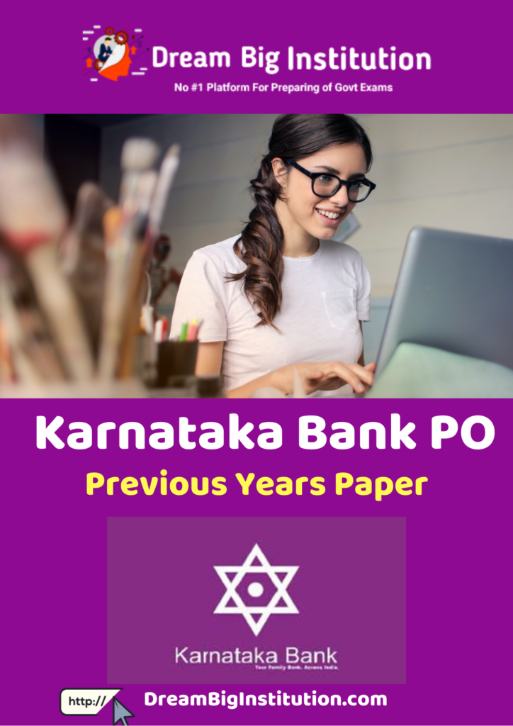 Karnataka Bank PO Previous Papers PDF