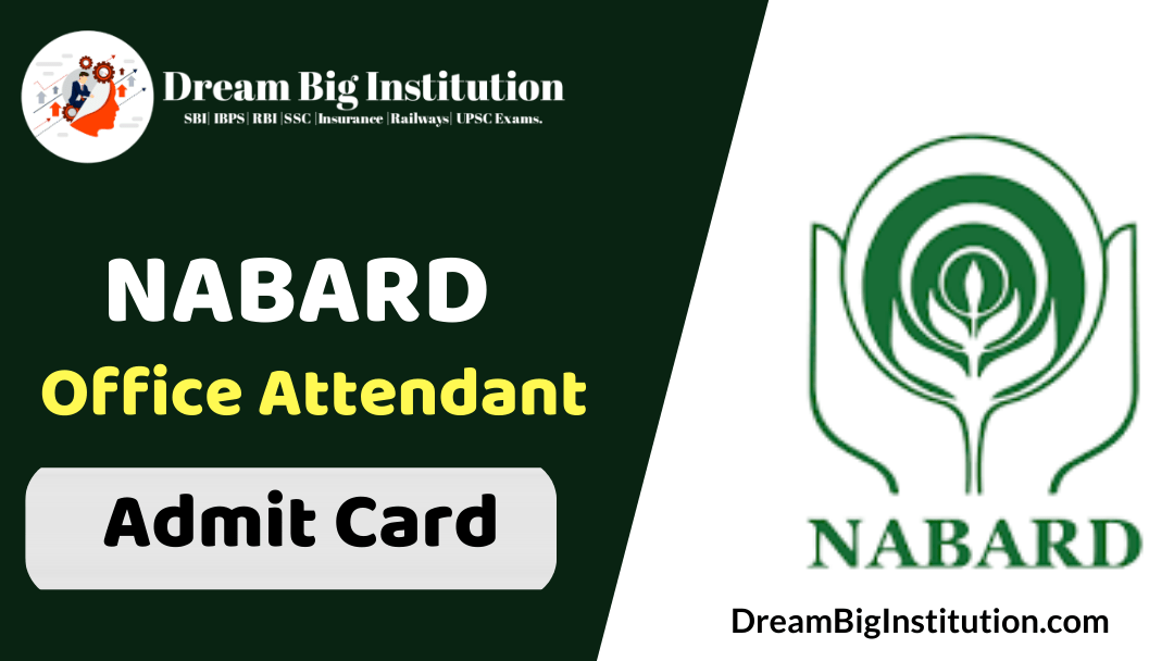 NABARD Office Attendant Admit Card 2020