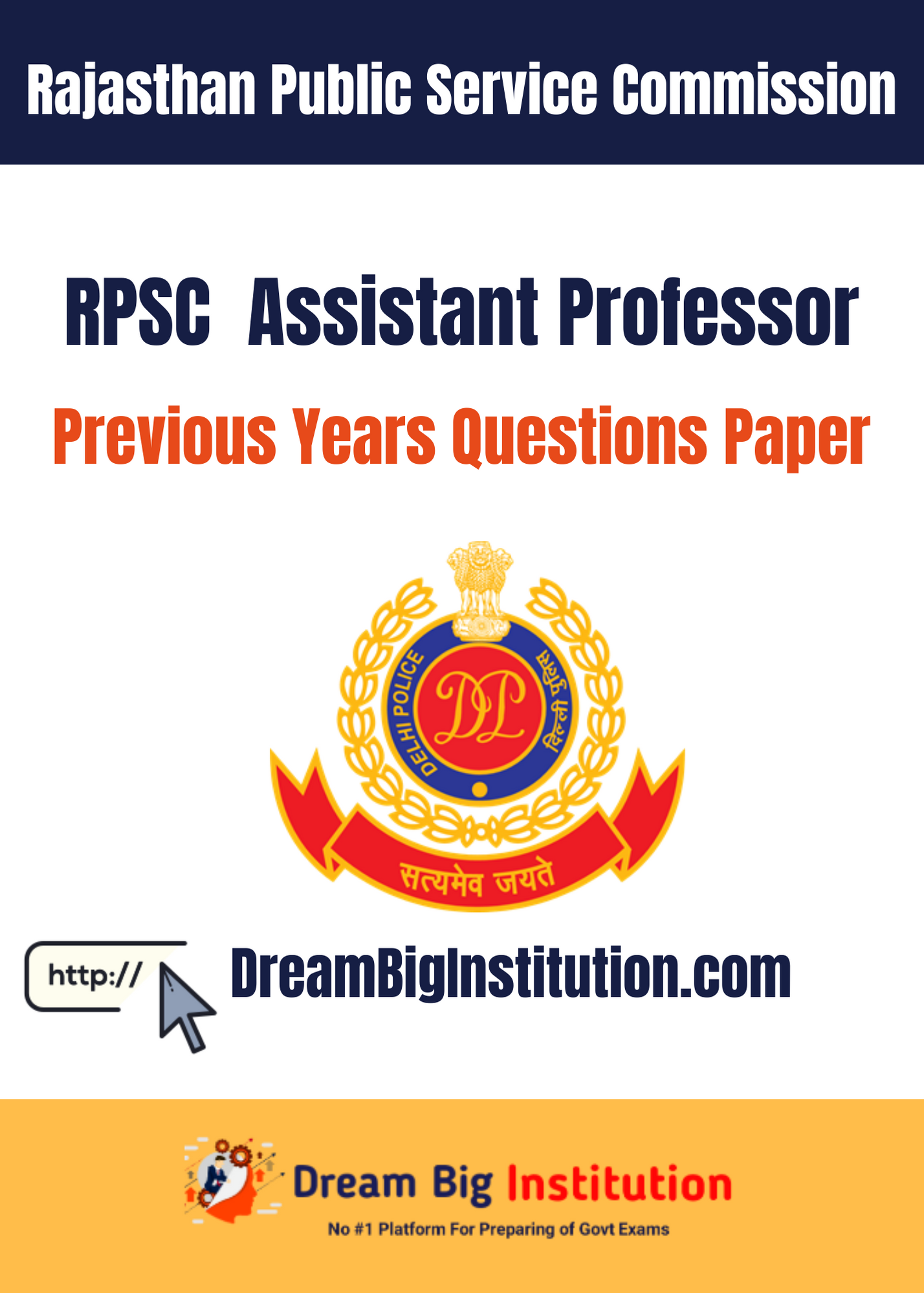 RPSC Assistant Professor Previous Questions Papers PDF 