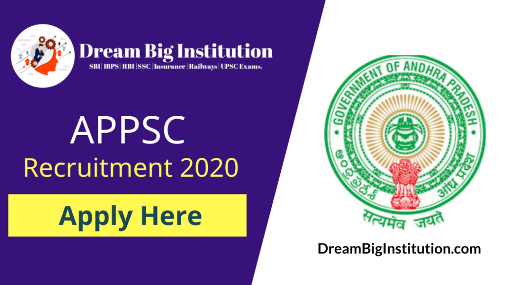 APPSC Recruitment 2020