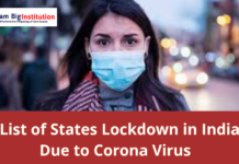List Of Lockdown States In India Due To Coronavirus List Of Lockdown States In India Due To Coronavirus