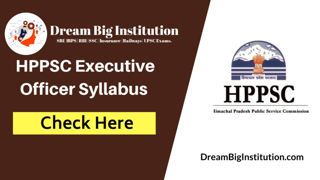 HPPSC Executive Officer Syllabus 