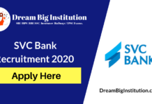SVC Bank Recruitment 2020 Out – Apply Online Now SVC Bank Recruitment 2020