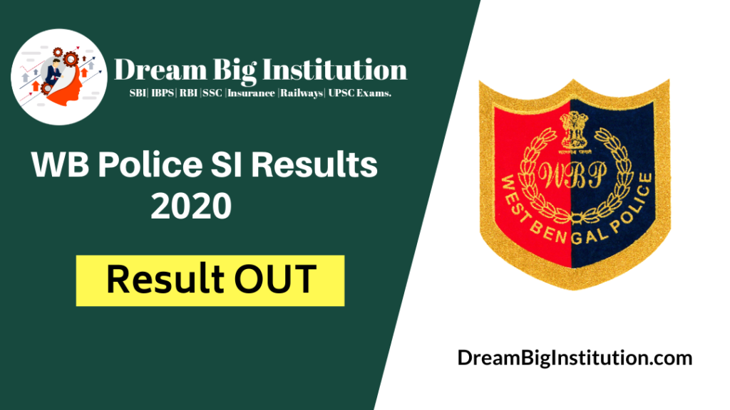 WB Police SI Result 2020
