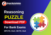 Reasoning Puzzle For IBPS Clerk Prelims 2024 Exam| Free Download Reasoning Puzzle for IBPS Clerk Exam