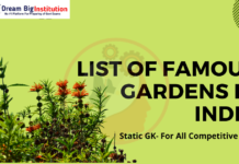 List of Famous Gardens in India States Wise And Names List of Famous Gardens in India