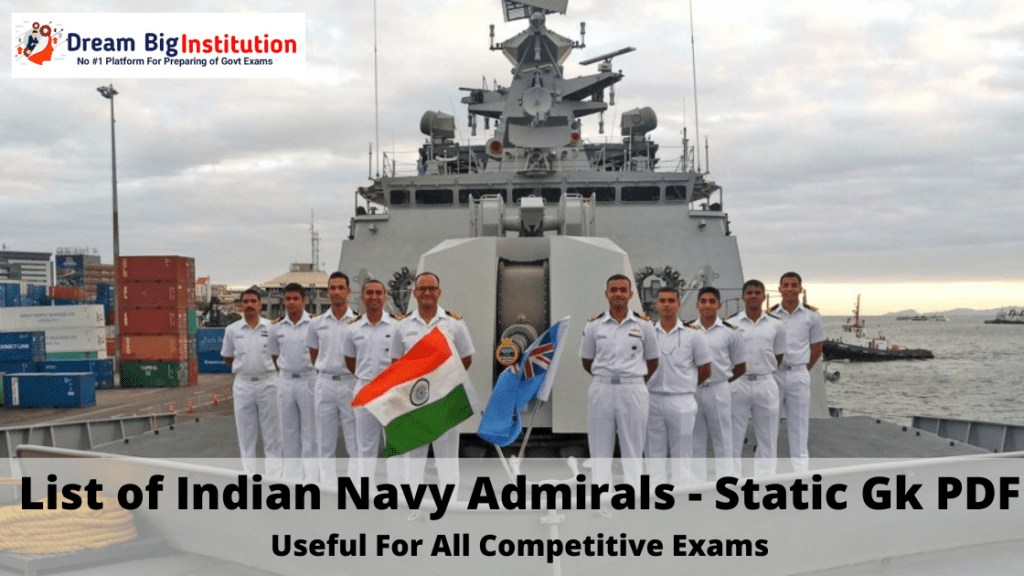 List of Indian Navy Admirals