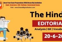 The Hindu Editorial Vocabulary 20 June 2020 ( Remember With Image ) The Hindu Editorial Vocabulary 20 June 2020