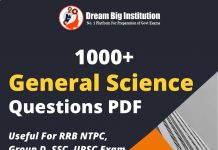 1000+ General Science PDF for RRB NTPC, SSC, UPSC 2022 Exams General Science PDF