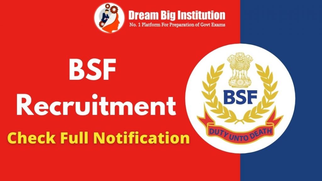 BSF Head Constable Recruitment 