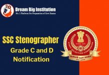 SSC Stenographer Grade C and D Notification 2022 Out: Check Official Notification SSC Stenographer Recruitment