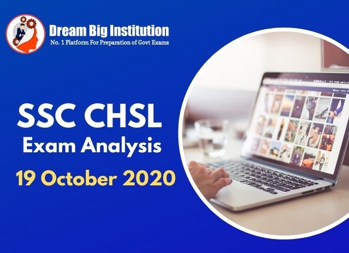 SSC CHSL Exam Analysis 19 October 2020
