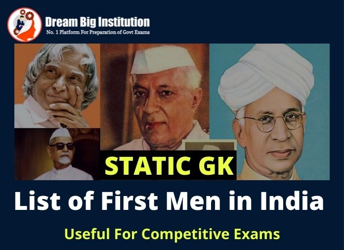First Men in india