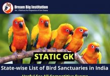 List of Bird Sanctuaries in India 2024: Check Complete Details and Download Free PDF Here List of Bird Sanctuaries in India