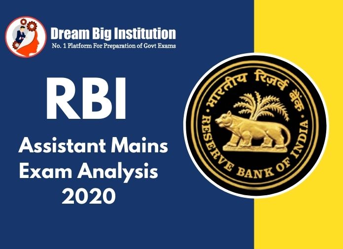 RBI Assistant Mains Exam Analysis 2020