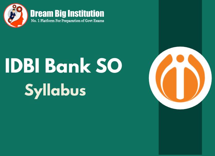 IDBI Bank SO  Syllabus 