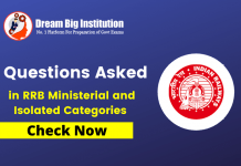 Questions Asked in RRB Ministerial and Isolated Categories Exam 2020 Questions Asked in RRB Ministerial and Isolated Categories Exam 2020
