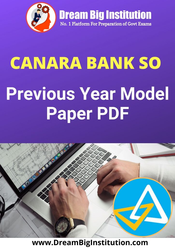 Canara Bank SO Previous Year Papers