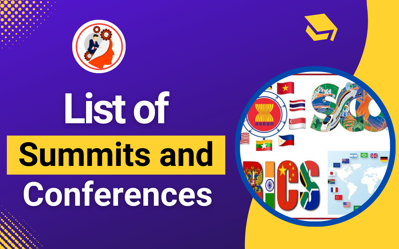 List Of National & International Summits And Conferences 2024 Dream