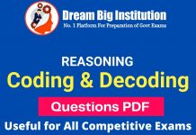 Coding Decoding Questions PDF With Answers| Free Download Coding Decoding Questions PDF