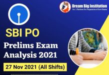 SBI PO Prelims Exam Analysis 27 November 2021 All Shift | Check Now SBI PO Prelims Exam Analysis 21 November 2021