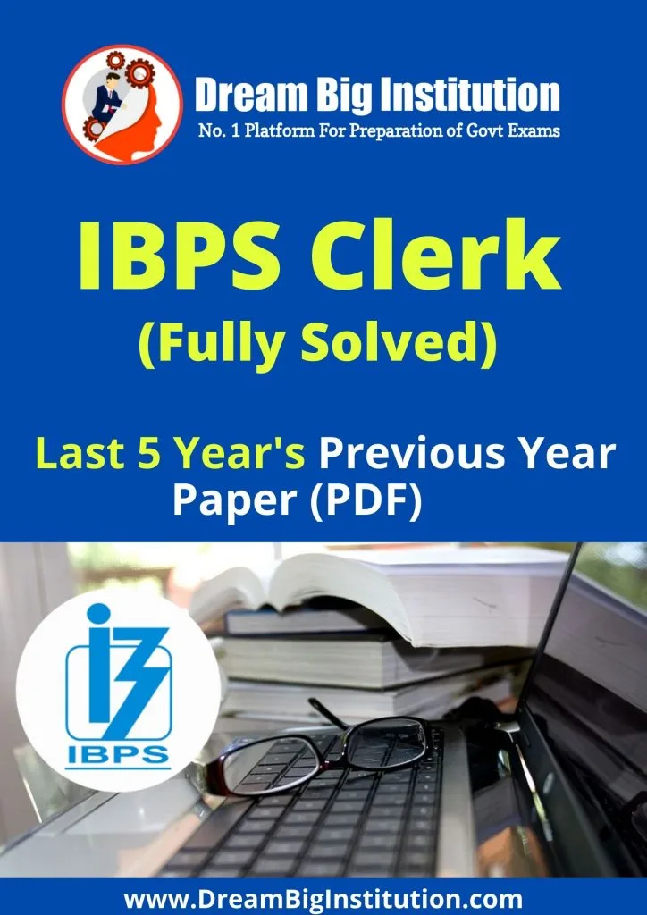 IBPS Clerk Previous Year Paper PDF 