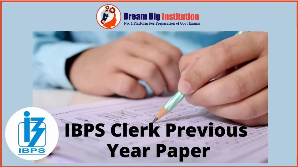 IBPS Clerk Previous Year questions Paper 