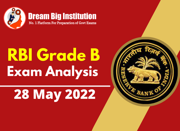 RBI Grade B Exam Analysis 28 May 2022: