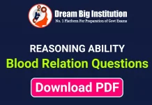 Blood Relation Questions PDF For All Competitive Exams Blood Relation Questions PDF