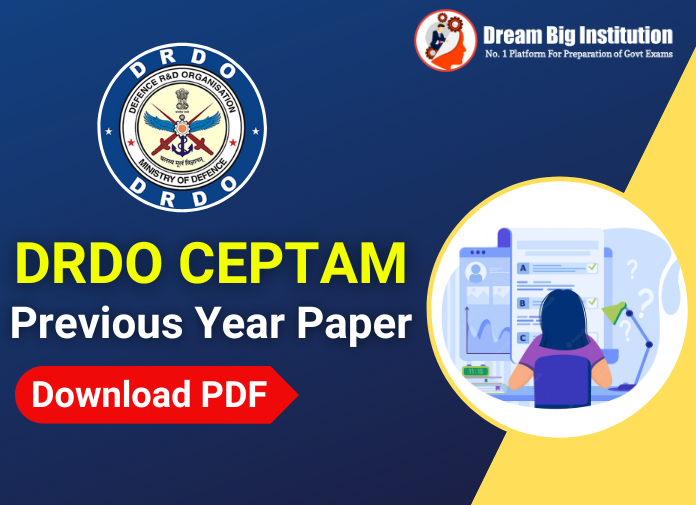 DRDO CEPTAM Previous Year Question Paper PDF