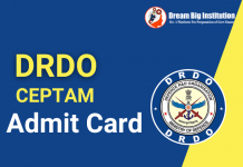 DRDO CEPTAM Admit Card 2023 Out for A&A Exam DRDO CEPTAM Admit Card 2022