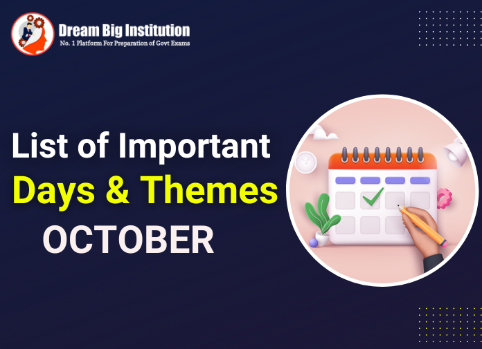 List of Important Days in October 2022