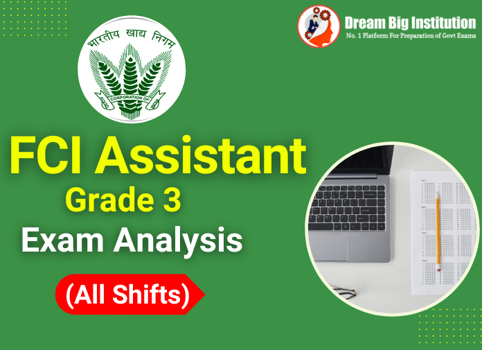 FCI Assistant Grade 3 Exam Analysis 2023