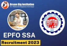 EPFO SSA Apply Online 2023, Direct Link to Apply for 2859 Posts EPFO SSA Recruitment 2023 Notification PDF Out Apply Online for 2859 Posts