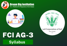 FCI Assistant Grade 3 Syllabus 2023 PDF & Exam Pattern FCI Assistant Grade 3 Syllabus 2023