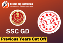 SSC GD Cut off 2023: Check SSC GD Previous Years Cut Off SSC GD Cut off 2023: Check SSC GD Previous Years Cut Off