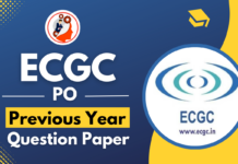 ECGC PO Previous year Question Paper PDF with Solution ECGC PO Previous year Question Paper PDF