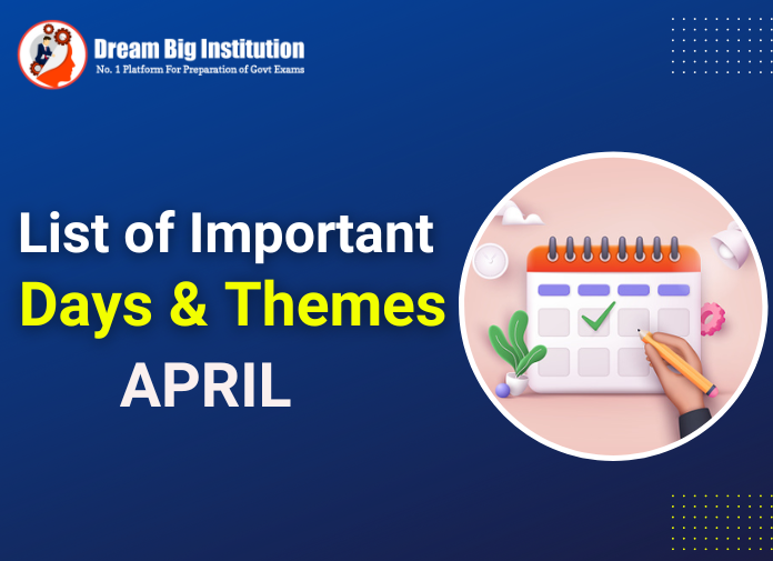List of Important Days and Themes April