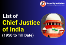 List of Chief Justice of India PDF (1950- 2024) 50th CJI Appointed List of Chief Justice of India
