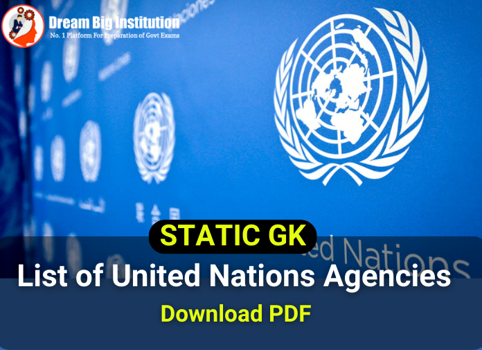 List of United Nations Agencies
