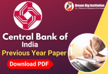 Central Bank of India Previous Year Questions Paper PDF Download 2023 Central Bank of India Previous Year Questions Paper PDF