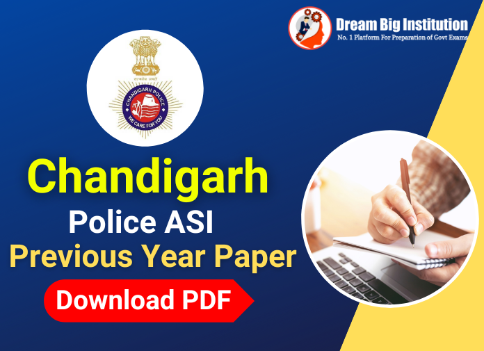 Chandigarh Police ASI Previous Question Papers 